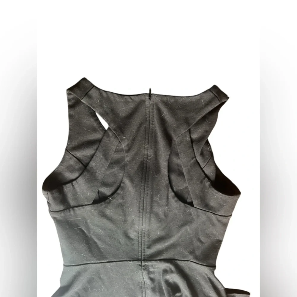 Bar iii  Black dress sleeveless flared skirt - size large - Picture 4 of 4